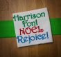 Harrison Embroidery Font Machine Embroidery Designs by JuJu