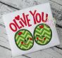 Olive You Applique | Machine Embroidery Designs by JuJu