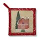 ITH Christmas Barn Pot Holder | Machine Embroidery Designs by JuJu