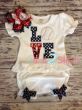 Baseball LOVE (or Softball LOVE) Applique Design | Machine Embroidery Designs by JuJu