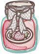 Canning Jars Sketch | Machine Embroidery Designs by JuJu
