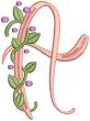 Vineyard Vine Alphabet | Machine Embroidery Designs by JuJu