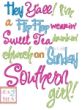 Southern Girl | Machine Embroidery Designs by JuJu
