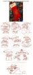 Christmas Elves Redwork Machine Embroidery Designs by JuJu