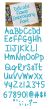 Delicate Flower Embroidery Font Machine Embroidery Designs by JuJu