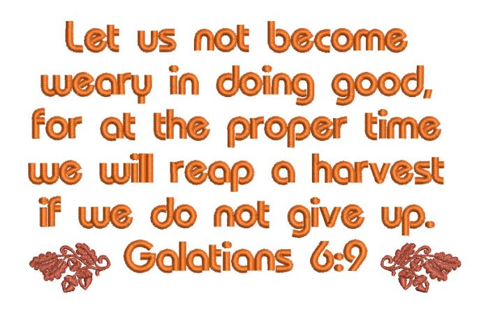 Galatians 6:9 alt