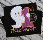 First Halloween Ghost Applique | Machine Embroidery Designs by JuJu