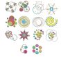 Dots and Doodles Three Machine Embroidery Designs by JuJu