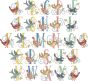 Beautiful Birds Alphabet | Machine Embroidery Designs by JuJu