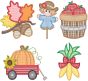 Fall Applique | Machine Embroidery Designs by JuJu