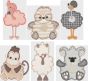 Fluffy Hair Friends Applique Machine Embroidery Designs by JuJu 