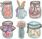 Canning Jars Sketch | Machine Embroidery Designs by JuJu