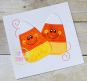 Happy Candy Corn Applique | Machine Embroidery Designs by JuJu