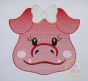 Hog Face Girl Sketch Embroidery | Machine Embroidery Designs by JuJu