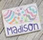 Scratchy Easter Egg Trio Embroidery | Machine Embroidery Designs by JuJu