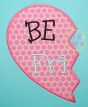 Best Friends Heart Applique | Machine Embroidery Designs by JuJu