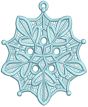Free Standing Lace Snowflakes 2 | Machine Embroidery Designs by JuJu