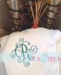 Elegant Scroll ONE COLOR SMALL Monogram