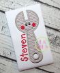 Happy Wrench Applique | Machine Embroidery Designs by JuJu