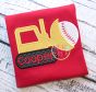 Baseball Bulldozer Applique | Machine Embroidery Designs by JuJu