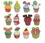 A Cupcake Christmas Applique Machine Embroidery Designs by JuJu 