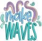 Sassy Seaside Beach Word Art Machine Embroidery Designs by JuJu