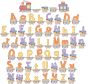 Train Alphabet Applique | Machine Embroidery Designs by JuJu