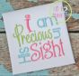 I am Precious in His Sight Embroidery Design | Machine Embroidery Designs by JuJu