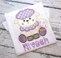Sitting Lamb Applique | Machine Embroidery Designs by JuJu