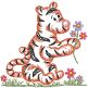 Watercolor Winnie-the-Pooh Tigger Embroidery Design