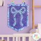 In The Hoop Sweet Bow 1 Wall Hanging Project