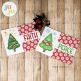 Pine Tree Mug Rug Peace by Oma's Place
