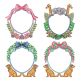 Sweet Emblems for Banners 1 Embroidery Set | Machine Embroidery Designs by JuJu