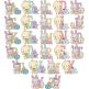 Blocky Easter Alphabet Embroidery Set | Machine Embroidery Designs by JuJu