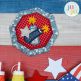 In The Hoop Fireworks Coaster Project | Machine Embroidery Designs by JuJu