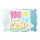 100 Days Smarter Girl Applique | Machine Embroidery Designs by JuJu