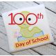 100th Day Bookworm Applique | Machine Embroidery Designs by JuJu