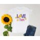 Love Cheer With Stars Applique | Machine Embroidery Designs by JuJu