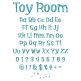 Toy Room Alphabet Embroidery Font | Machine Embroidery Designs by JuJu