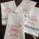 Christmas Elves Redwork Machine Embroidery Designs by JuJu