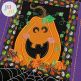 In The Hoop Modular Jack O Lantern Placemat Project | Machine Embroidery Designs by JuJu