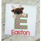 Boy Reindeer Alphabet | Machine Embroidery Designs by JuJu