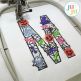 Halloween Monogram Embroidery Font