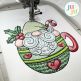 Swirly Beard Santa 2 Embroidery Design | Machine Embroidery Designs by JuJu