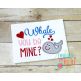 Whale You Be Mine | Machine Embroidery Designs by JuJu