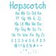 Hopscotch Embroidery Font | Machine Embroidery Designs by JuJu