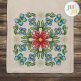 Floral Mandala 2 Embroidery Design | Machine Embroidery Designs by JuJu