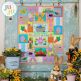 In The Hoop Cottontail Lane Wall Hanging Project | Machine Embroidery Designs by JuJu