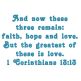 1 Corinthians 13:13