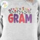 Gram Heirloom Garden Applique Embroidery Design | Machine Embroidery Designs by JuJu